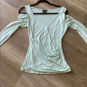 mint long sleeve top